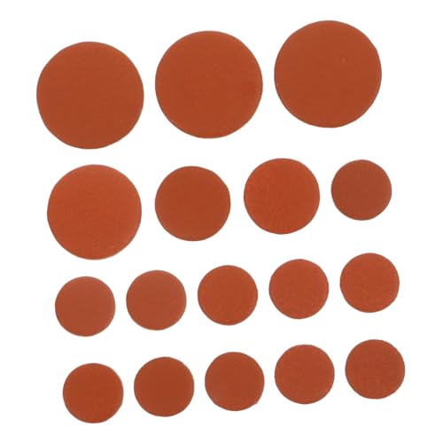 ifundom Clarinet Maintenance Tools 17pcs Sound Hole Gaskets Reusable Clarinet Pad Kit