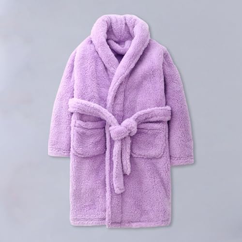Unisex Plush Hooded 𝗥obe for Toddler Boys Girls Solid Fleece 𝐁ath𝗿obe Kids Flannel Soft Comfy 𝗟ounge𝚠ear 𝗥obe4