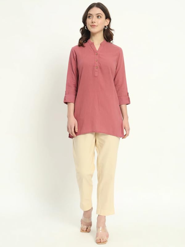 Image of Moirai Cotton Women Trouser Pants Regular Fit Casual Kurti Pants Daily Formal Office Use