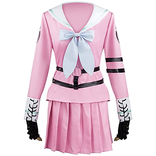 Disfraz completo cosplay Miu Iruma uniforme rosa miniatura 3