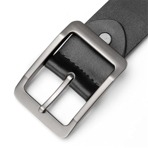 Men Classic Style Leather Belt with Business Pin Buckle for Daily Wear2