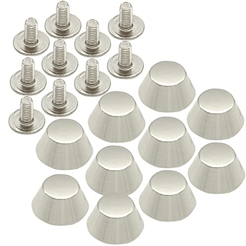 TSUKURIRO 底鋲 台形型 13mm ネジ バッグ カバン 修理 レザークラフト DIY ハンドメイド パーツ