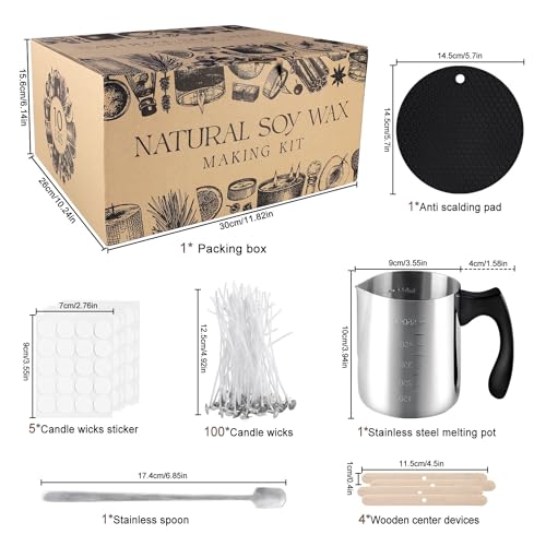 Wfmolcand H685 Candle Making Kits For Adults,Beginner,Kids, Soy Wax thumb #1