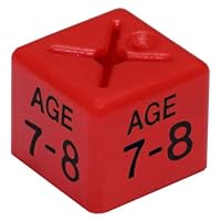 50x Size AGE 7-8 Children/Kids Coat Hanger Size Cubes Garment Clothes Markers