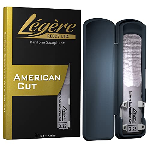 Légère Reeds - Anche Pour Saxophone Baryton, American Cut, Force 2.25 (BSA2.25) - Anche Synthétique Haut de Gamme Pour Bois