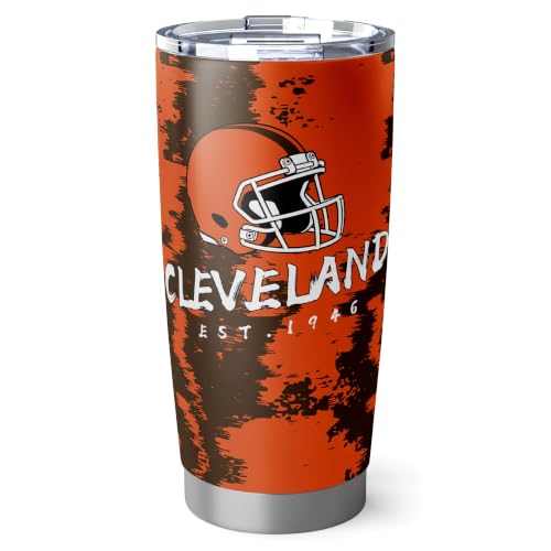 Image of ANTKING Cleveland Tumbler 20oz Travel Mug Custom Number Name Gifts