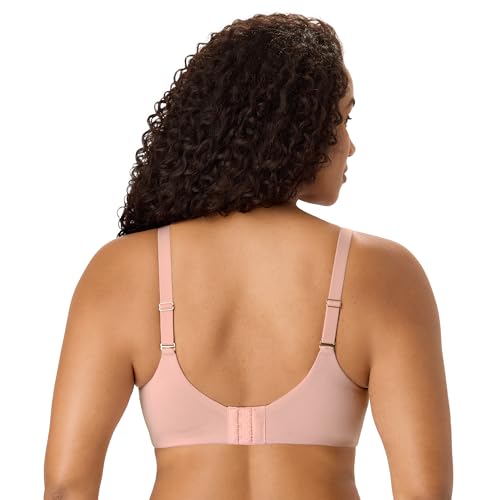 Image of Bali Womens Underwire Bra, Cotton Collection 2-ply Underwire Bra, Moisture-Wicking, Full Coverage, Convertible Straps