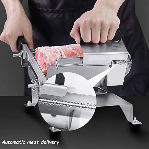 for Home Or Commercial Use,Manual Meat Cutter Frozen, Small Home Commercial Cleavers, Suitable for Beef Lamb Rolls, Barbecued Meat Slices and Hard Vegetable - Image 4