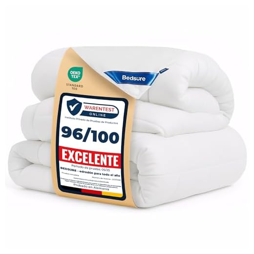 Bedsure - Edredón de 4 Estaciones, 220 x 240 – 3 en 1 (150 g/m² + 300 g/m² = 450 g/m²), edredón Ligero de Verano + edredón Medio Ambiente = edredón Templado cálido Invierno con Botones a presión,
