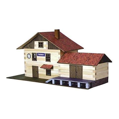 Walachia 8594036430365 Bahnhofsgebäude Fachwerk Holz Modellbauset Modellbahn Spur 1/ LGB 1:32 Cover