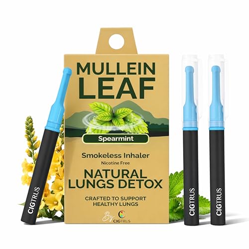 Cigtrus Mullein - Smokeless Inhaler Quit Smoking Aid Spearmint - 3 Pack