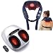 KNQZE Neck and Shoulder Massager with Heat, Shiatsu Deep Kneading Foot Massager with Heat, Compression