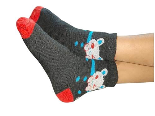 Image of Luxury fashion Winter Warm Socks for Kids Toddlers Boys Girls Thick Thermal Woolen Socks Terry Lined Cozy Ankle Socks for Children (Pack of 6 Pairs)