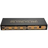 Unterstützt das digitale SPDIF-Audioformat: Dolby Digital (AC3), DTS und LPCM2.0 / Unterstützt die PIP-Funktion: Sie haben ein Hauptbild und fünf kleine Bilder. Sie können die Eingangsquellen per Knopfdruck oder Fernbedienung umschalten.