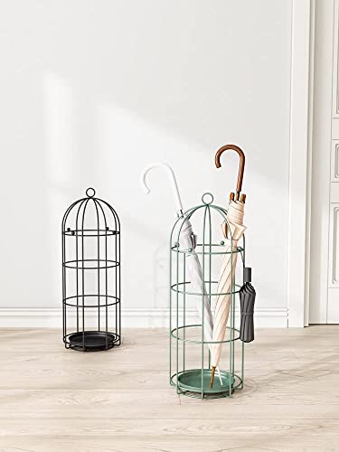 Porte-parapluie maison DASHADAO seau rangement métal noir créatif - 3