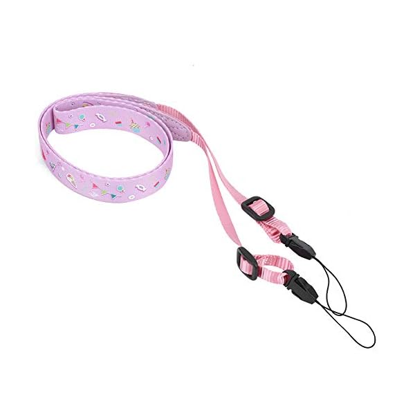 Kameragurt, 1,2 m verstellbarer Kamera-Hals-Schultergurt Lanyard-Gürtel für Mini9/25/70/90 Kamera(Rosa Süßigkeit) – Bild 8