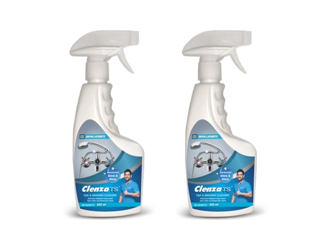 MYK LATICRETE Clenza TS Tap & Shower Cleaner 450ml (Pack of 2) | Odor Free | Removes Hard-Water Scaling From Kitchen & Bathroom Taps & Other CP Fittings | (B09YNXCD2N) Amazon Price History, Amazon Price Tracker