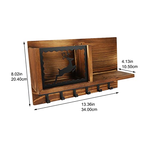 Étagère murale support de rangement petit format maison et bureau - 3