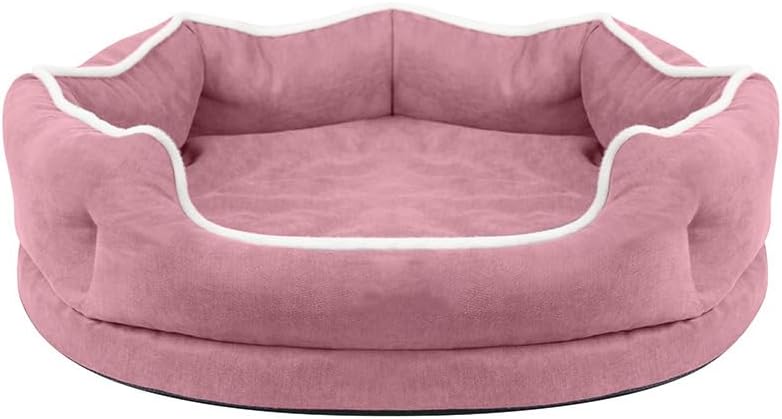 Washable Memory Foam Removable Velvet pet Bed, pet Mattress, Dog Bed, cat Bed (Blue, L: 70 * 60 * 20cm)