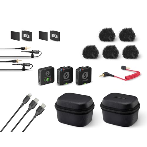 Image of Rode Wireless Pro Digital 2-Channel Wireless Microphone Set + Keepdrum ADP07 TRRS-TRS Adapter