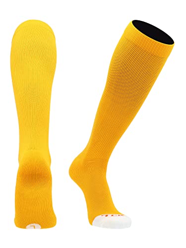 MadSportsStuff Pro Line Over the Calf Baseball Socks (Gold Medium)