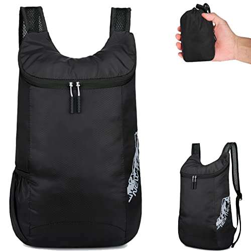 Carkio Faltbarer Rucksack, Ultraleichter, Wasserdichter, Packbarer Rucksack mit Aufbewahrungstasche, Mehrzweck-Faltrucksack für Männer und Frauen, Reisen, Outdoor, Camping, Klettern Cover
