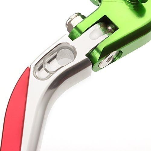 Miniatura 141 de FXCNC Billet Folding Extendable Adjustable Brake Clutch Levers Compatible with Raptor YFM660 01-04, TTR125L/LE/LW 00-16, Banshee 350 02-06