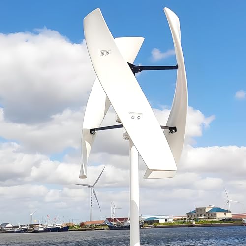 Windkraftanlagen-Set mit Laderegler, vertikale Stromerzeugungsanlage, 20.000 W, 220 V, Windenergie für Haus, Boot und Wohnmobil, ideal für hybride Solar-Wind-Systeme, effiziente Windkraftlös
