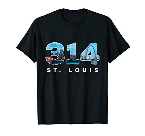 314 STL Pride St. Louis Area Code T-Shirt