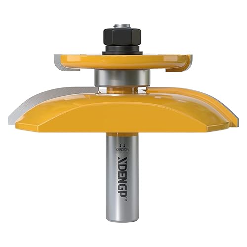 Panel elevado de ensenado con cortador trasero, brocas de enrutador de 12 para corte de ensenado, diámetro de 3-12 pulgadas, diseño de panel de