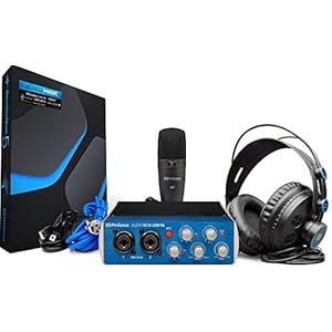 PreSonus AudioBox 96 Studio Bundle, interface, microfoon & hoofdtelefoon met software inclusief Studio One Artist…