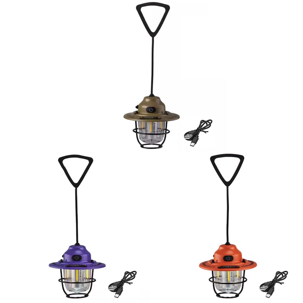 LED retro mały droplight ładowanie USB namiot atmosfera lampa IPX4 wodoodporna przenośna latarnia kempingowa na kemping, wędrówki, wędkowanie