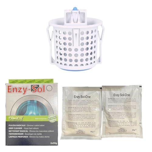 Jcspares® - Tappo Filtro Pompa Scarico + Kit Pulizia Muffa Calcare Grassi Sedimenti Per Lavatrice Compatibile Con Electrolux Per Modelli: Ewp Fwh Df4