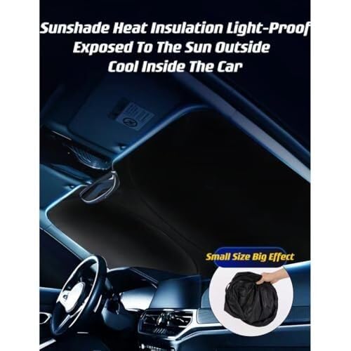 Sonnenschutz Auto Auto-Sonnenschutz Für die Windschutzscheibe, Kompatibel mit VW Für Passat B8 2015–2024