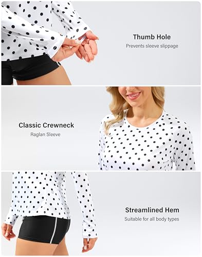 Image of UPF 50+ Sun Shirt for Women Long Sleeve Quick Dry UV Protection Hiking Top
