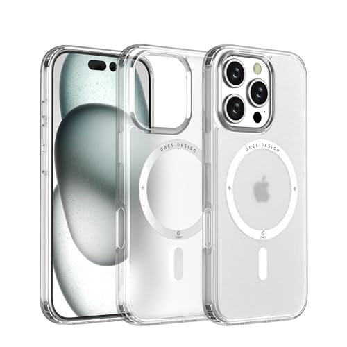 Image of ONES for iPhone 16 Pro Case, Translucent Matte Magnetic Phone Case Compatible with Magsafe, Military-Grade Shockproof Cover, Anti-Yellowing Hard Slim Protective Matte Case for iPhone 16 Pro