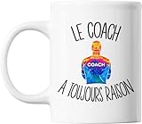 ✔️ GARANTIE REMBOURSEMENT ET RETOUR À 100 % - Si vous n’êtes pas satisfait de votre produit nous vous offrons une garantie de remboursement, sans stress, pendant 30 jours. Si votre tasse est livrée cassée, il vous suffit de nous contacter en envoyant une photo du produit et nous procéderons à un échange gratuit et rapide.