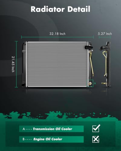 Image of SCITOO 2681 Radiator Fit 2004-2006 for Toyota for Sienna 3.3L