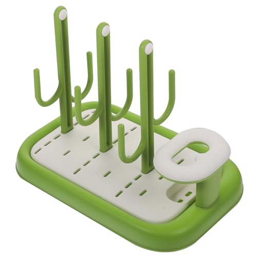 Mikikit Estante de Portátil Biberones y Vasos de Desmontable y Organizador de Almacenamiento de Uso