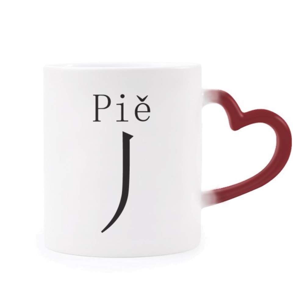Taza de cerámica artística con asa de corazón ideal para regalar en San Valentín