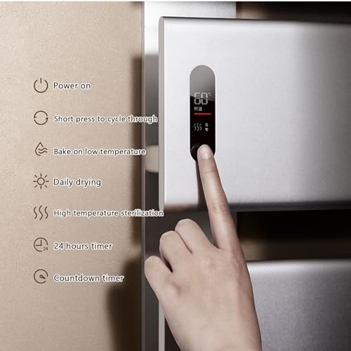 Sèche-serviettes électrique intelligent contre l'humidité avec minuterie
