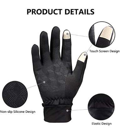 Image of Handcuffs Unisex Gloves Synthetic Biking Cycling Water Resistant Outdoor Athletic Touch Screen Friendly Mittens Gloves