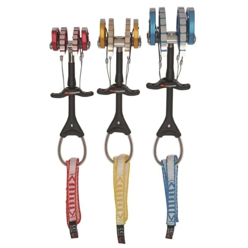 Wild Country Friend Rock Climbing Cams - Lightweight, Active Protection for Trad & Alpine Climbing - Multicolored - 1-3