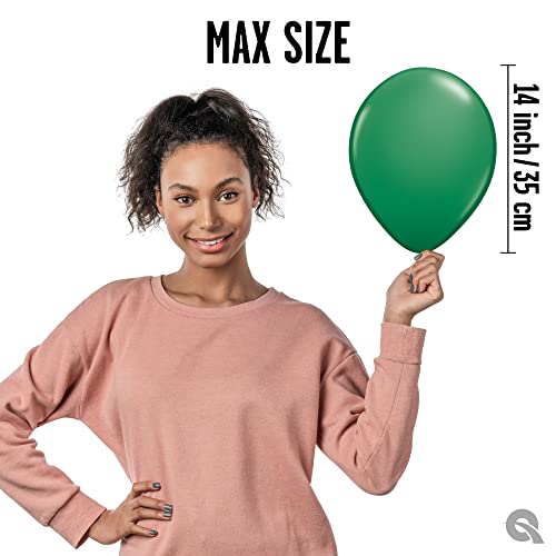 Image of Qualatex 11 inch Green Latex Balloons (100ct)