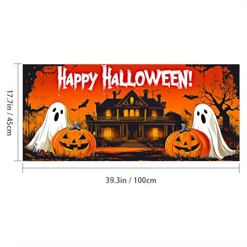 Vinilo decorativo de ventana para Halloween 39.3x17.7 pulgadas miniatura 3