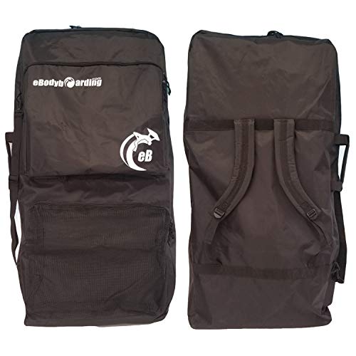 Large Bodyboard Travel Bag | 2 Board Sponge Sack | Black Day Use