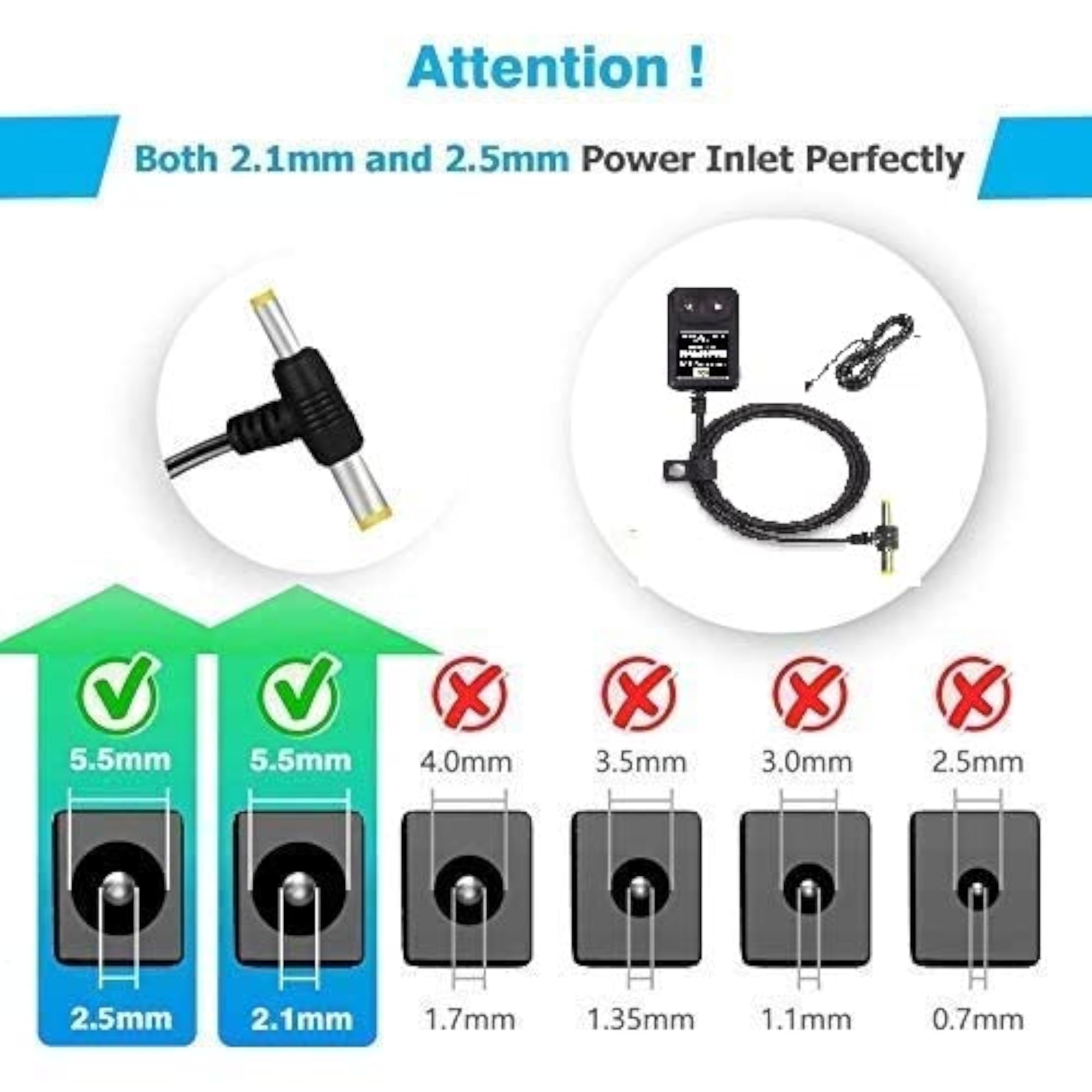Power Adapter for Zoom Guitar Pedal G3X
