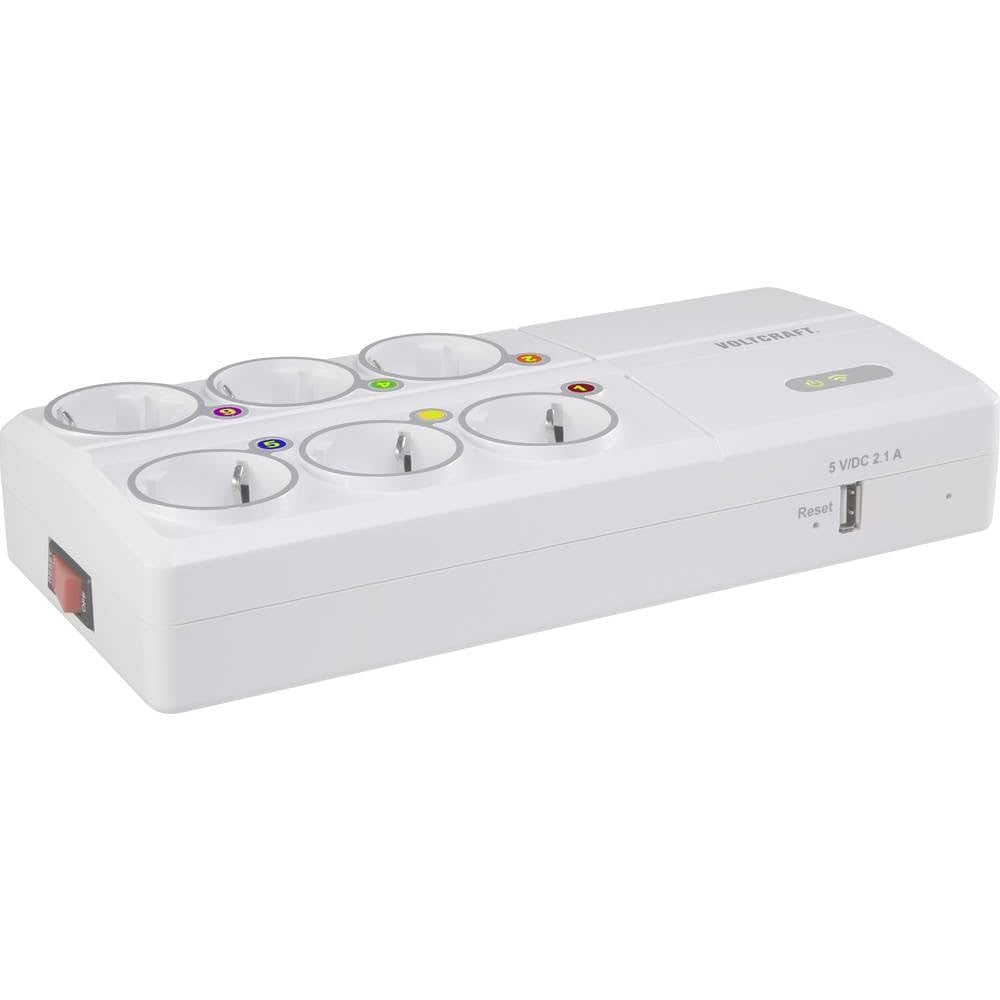 VOLTCRAFT SEM8500 - Misuratore di costi energetici con prese radio, esportazione di dati, funzione di registrazione dei dati, previsione dei costi, elettricità