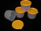 Tupperware Snack Cups. Set of four with Goldenberry Seals