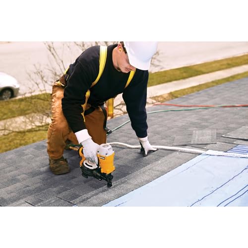 BOSTITCH Roofing Nail Gun, Pneumatic Coil Roofing Nailer, 15-Degree (BRN175A)